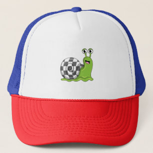 Casquette Snack aux échecs avec échiquier