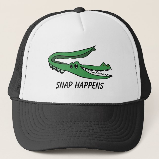 Casquette Snap Happens Trucker Hat - Neurodivers et fier (Devant)