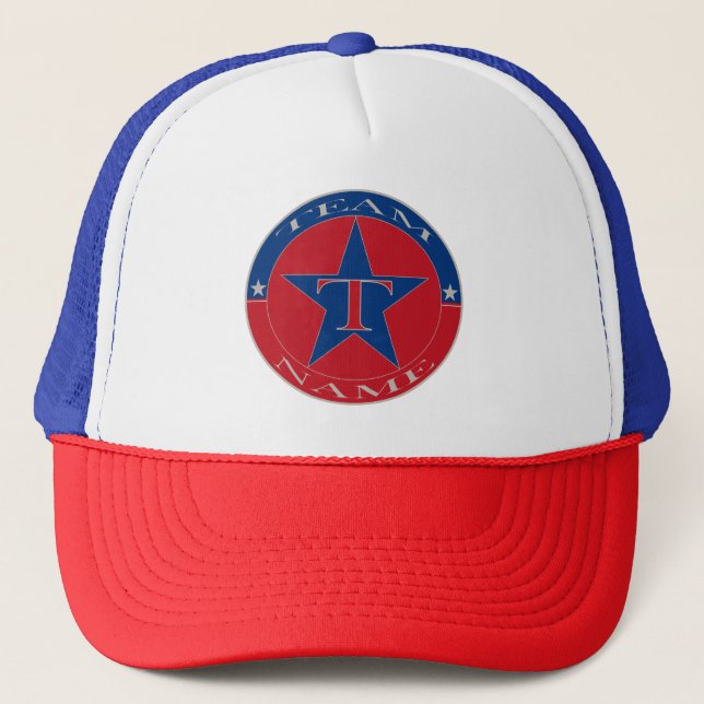 Casquette Snapback de nom d'équipe personnalisée p (Devant)