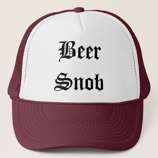 Casquette snob de camionneur de bière (Devant)