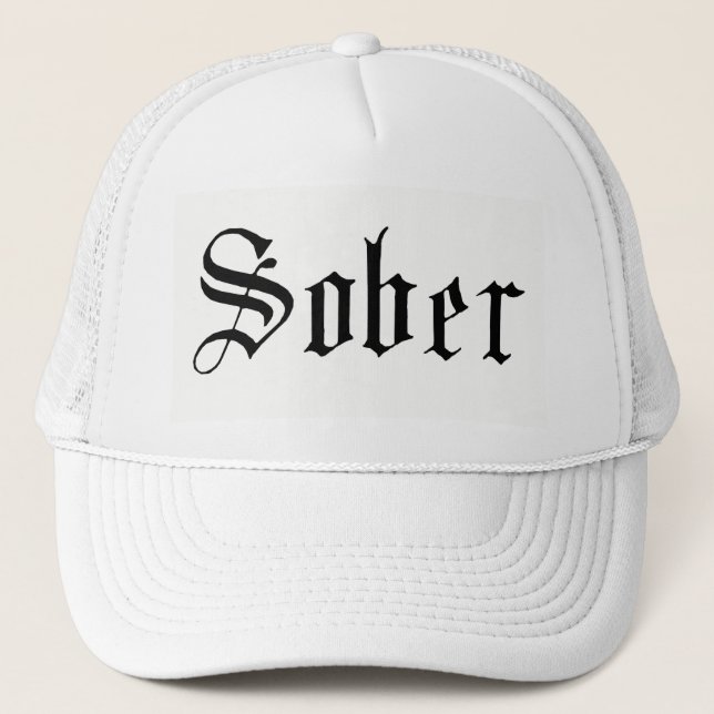 Casquette sobre et blanc (Devant)