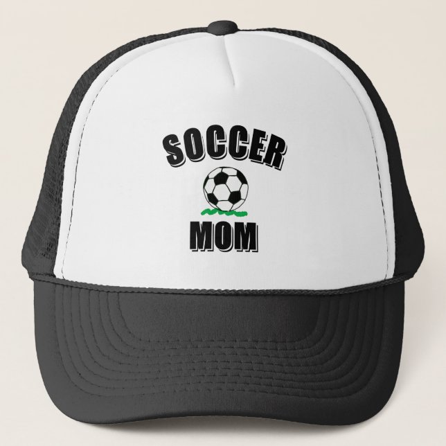 Casquette Soccer Maman Dessin Et Texte (Devant)