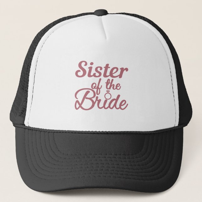 Casquette Soeur De L'Épouse Mariage Famille Correspondant (Devant)