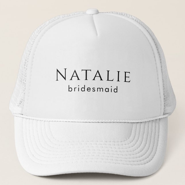 Casquette Soirée cadeau de femme de chambre personnalisée (Devant)