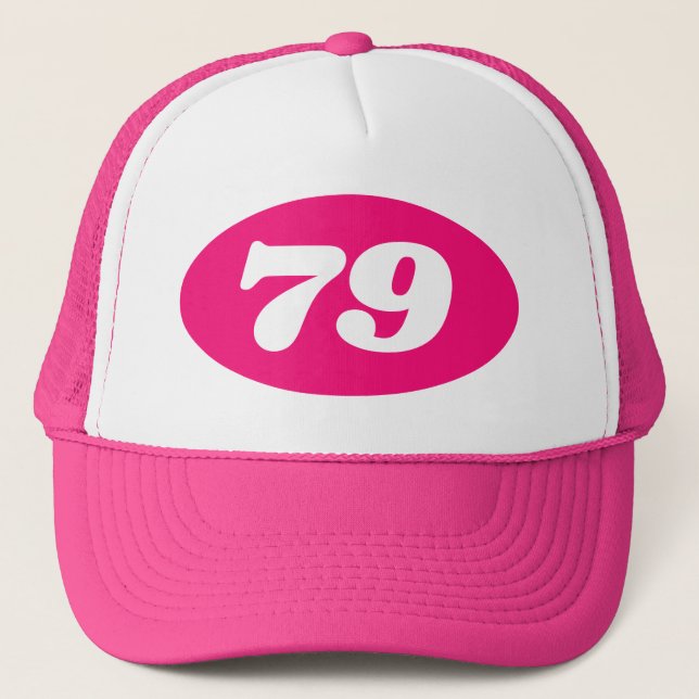 Casquette Soixante-dix-neuvième fête d'anniversaire de (Devant)