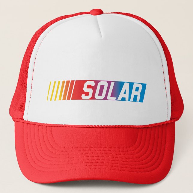Casquette solaire de camionneur (Devant)
