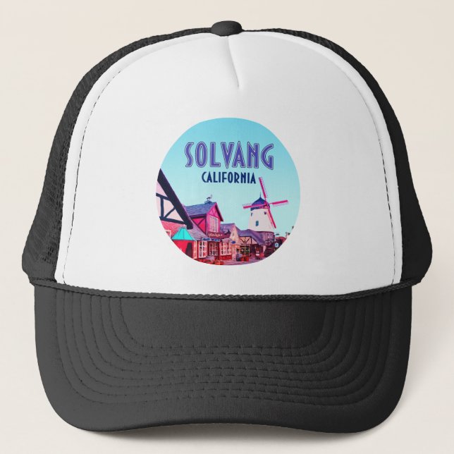 Casquette Solvang Danish Downtown California Vintage (Devant)