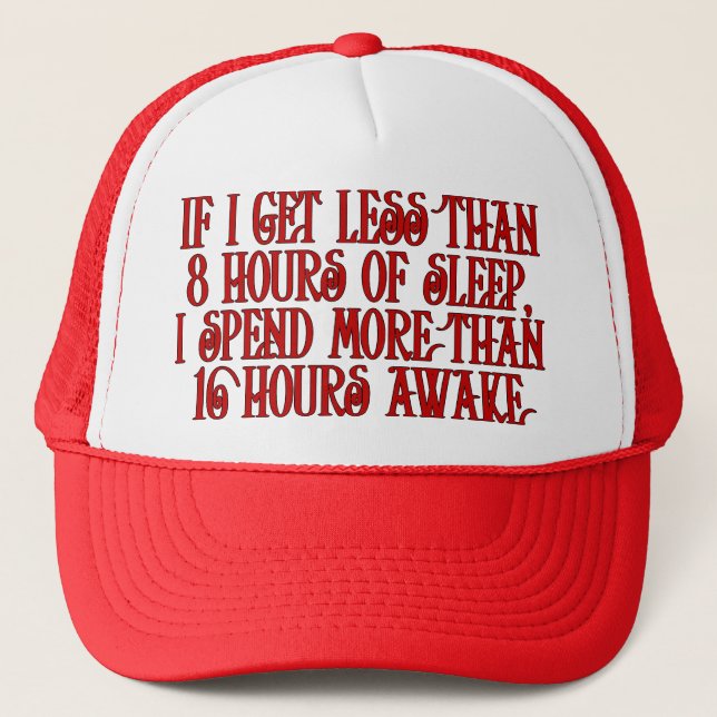 Casquette somnolent (Devant)