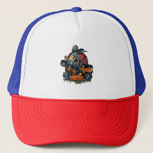 Casquette Sorcière d'Halloween (Devant)