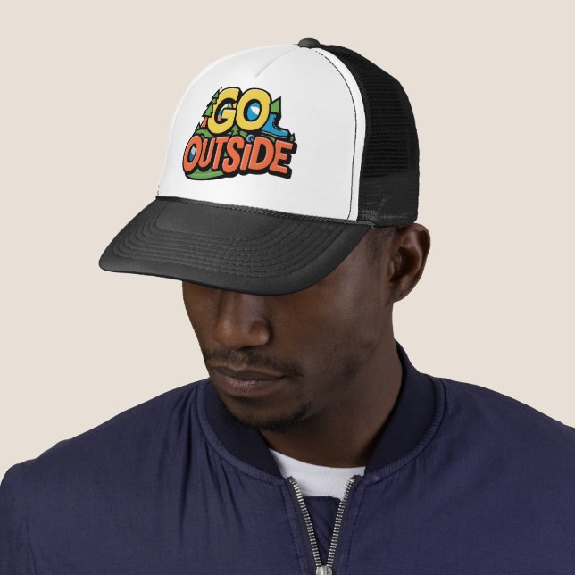 Casquette Sortir de l'aventure (En situation)