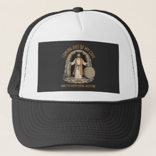 Casquette Sortir de ma grotte drôle chrétien vintage shirt
