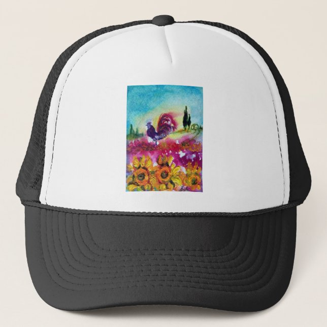 CASQUETTE SOUFFLE ET ROOSTER NOIR (Devant)