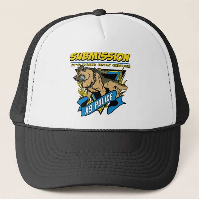 Casquette Soumission de la police K9 (Devant)