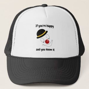 Casquette Souriant joyeux clown