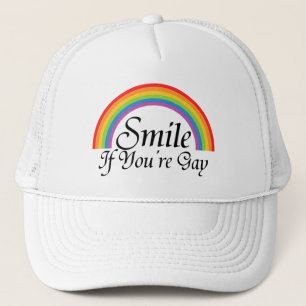 Casquette Souriez Si Vous Êtes Gay Rainbow Pride