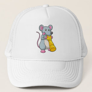 Casquette Souris aux échecs avec pièce d'échecs Pawn