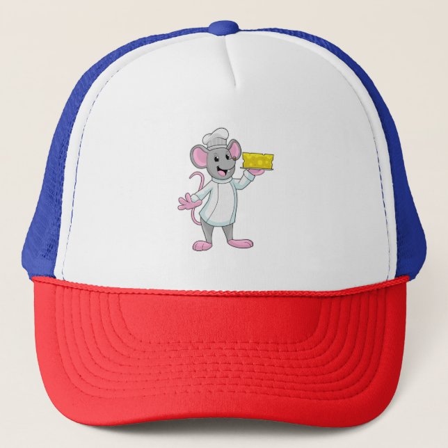 Casquette Souris comme cuire avec du fromage (Devant)