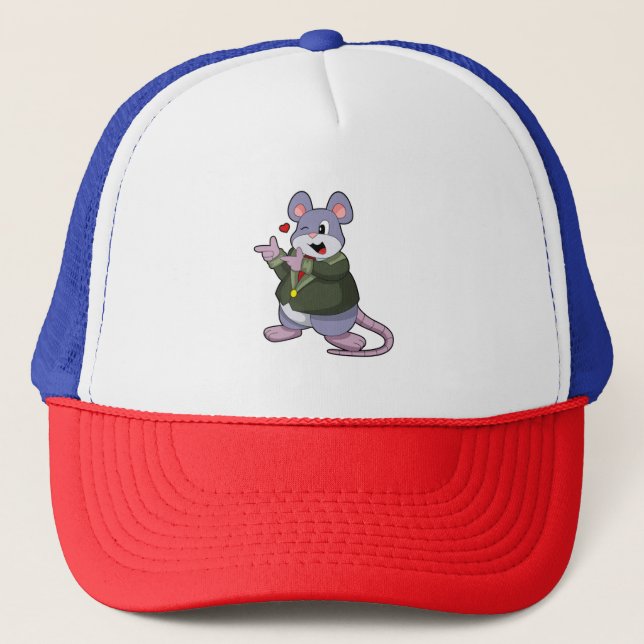 Casquette Souris comme marié en costume (Devant)