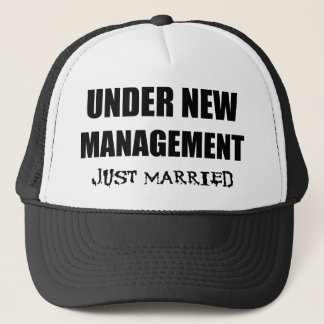 Casquette Sous la nouvelle gestion juste mariée