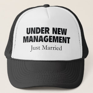 Casquette Sous Nouvelle Gestion. Je Viens De Me Marier.