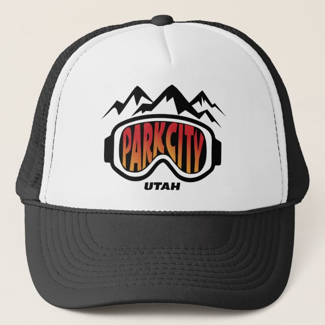 Casquette Souvenir de ski de voyage de Park City Utah de (Devant)