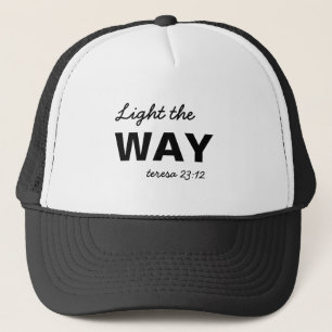 Casquette Soyez la Lumière teresa 23:12 Inspiration Chrétien