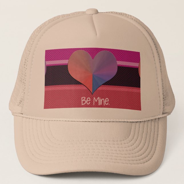 Casquette Soyez le coeur réfléchi de Valentine (Devant)