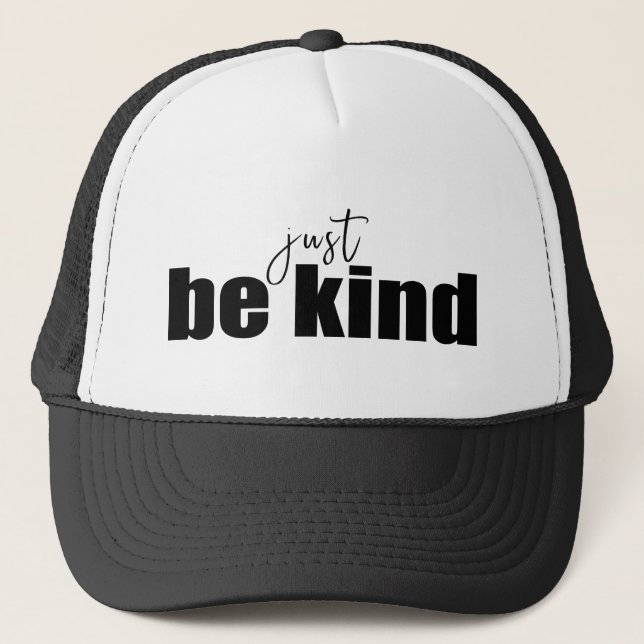 Casquette Soyez simplement une citation inspirante (Devant)