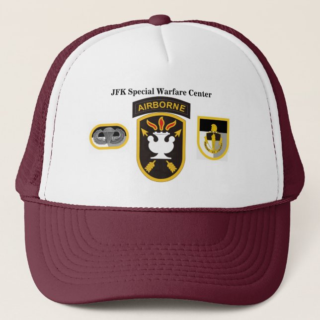 Casquette spécial de centre de guerre de JFK (Devant)