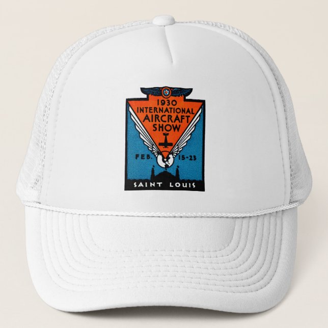 Casquette Spectacle aérien de Saint-Louis 1930 (Devant)