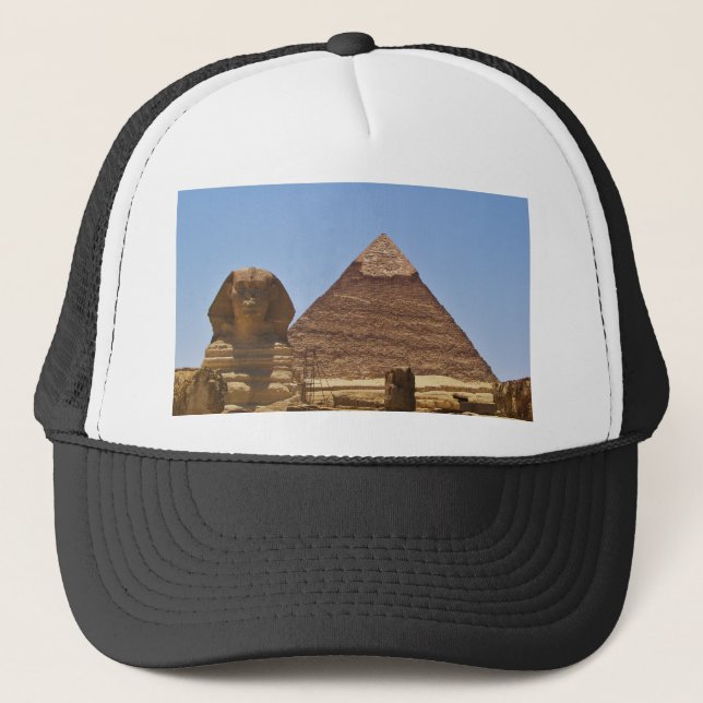 Casquette Sphinx et pyramide (Devant)