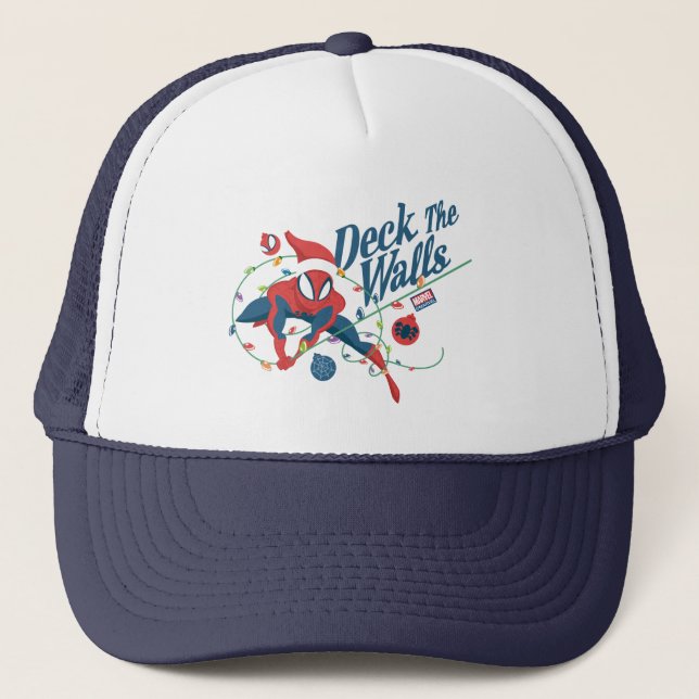 Casquette Spider-Man "Deck The Walls" (Devant)