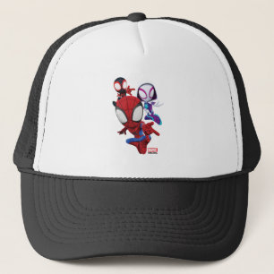 Casquette Spidey Team se balade dans la ville