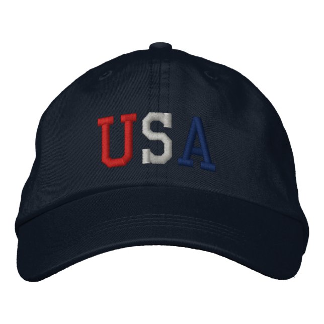 Casquette sportif américain brodé (Devant)