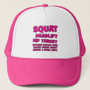 Casquette Squat, Deadlift, Hip Thrust, Gains de bottes - Fem