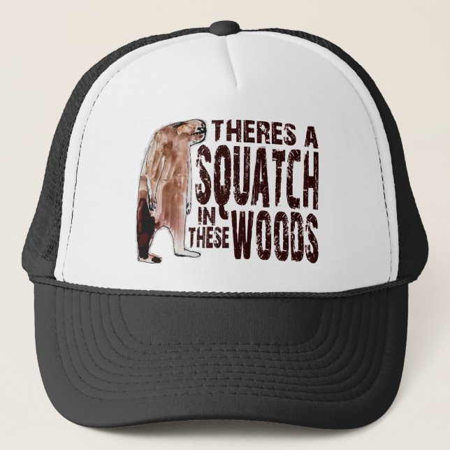 Casquette SQUATCH mignon EN CES BOIS - conclusion de la (Devant)