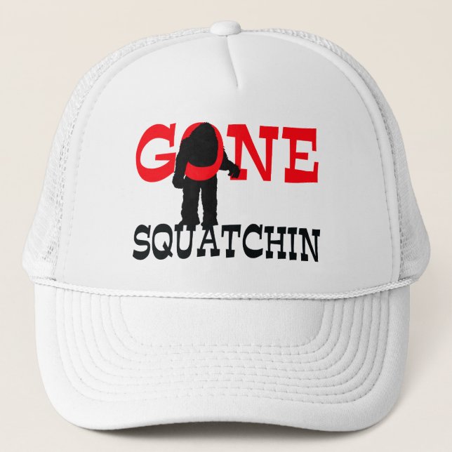 Casquette Squatchin allé Bigfoot emprisonné (Devant)