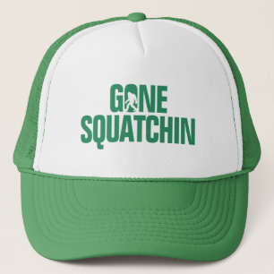 Casquette Squatchin allé - silhouette de vert/blanche