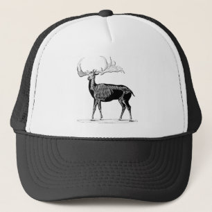 Casquette Squelette de cerfs communs
