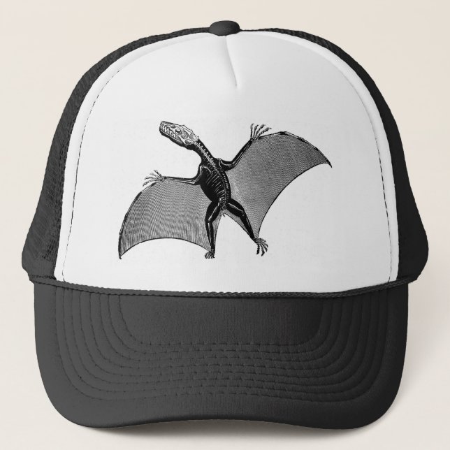 Casquette Squelette de ptérodactyle (Devant)