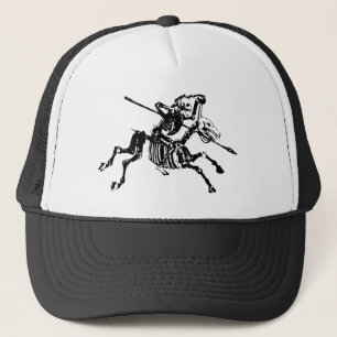 Casquette Squelette sur le cheval squelettique