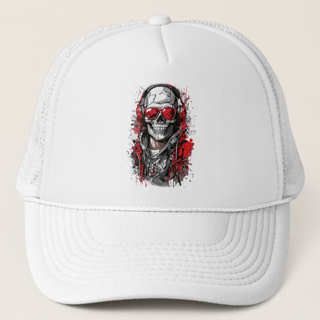Casquette Squelette urbain (Devant)