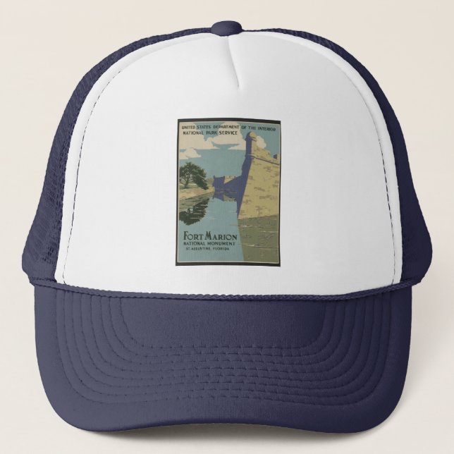 Casquette St. Augustine Florida Poster du fort espagnol (Devant)