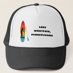 Casquette Stabiliser la planche à pédales SUP Texte personna
