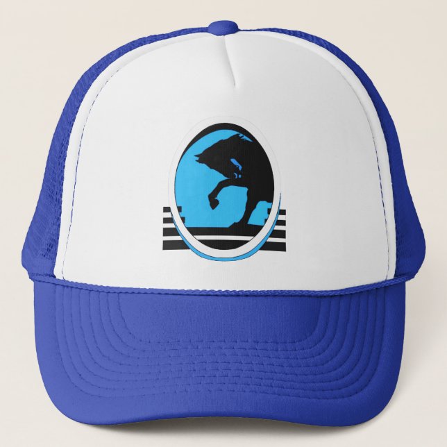 Casquette Stallon noir (Devant)