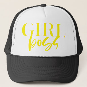 Casquette Standard - Avec suivi   Boss fille   Yellow Text M