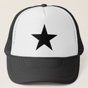 Casquette Star - Black White - Emo - Chapeau de camion