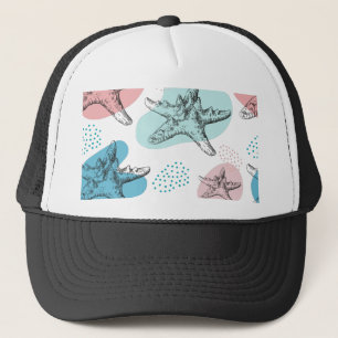 Casquette Starfish aux couleurs tendance motif élégant