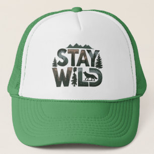 Casquette Stay Wild - Conception inspirée de la nature