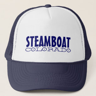 Casquette Steamboat Springs Colorado simple marine bleu casq